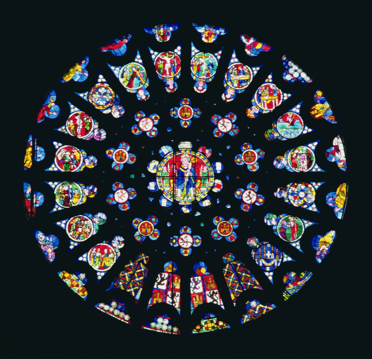 Rosone sud, c.1280 da Spanish School