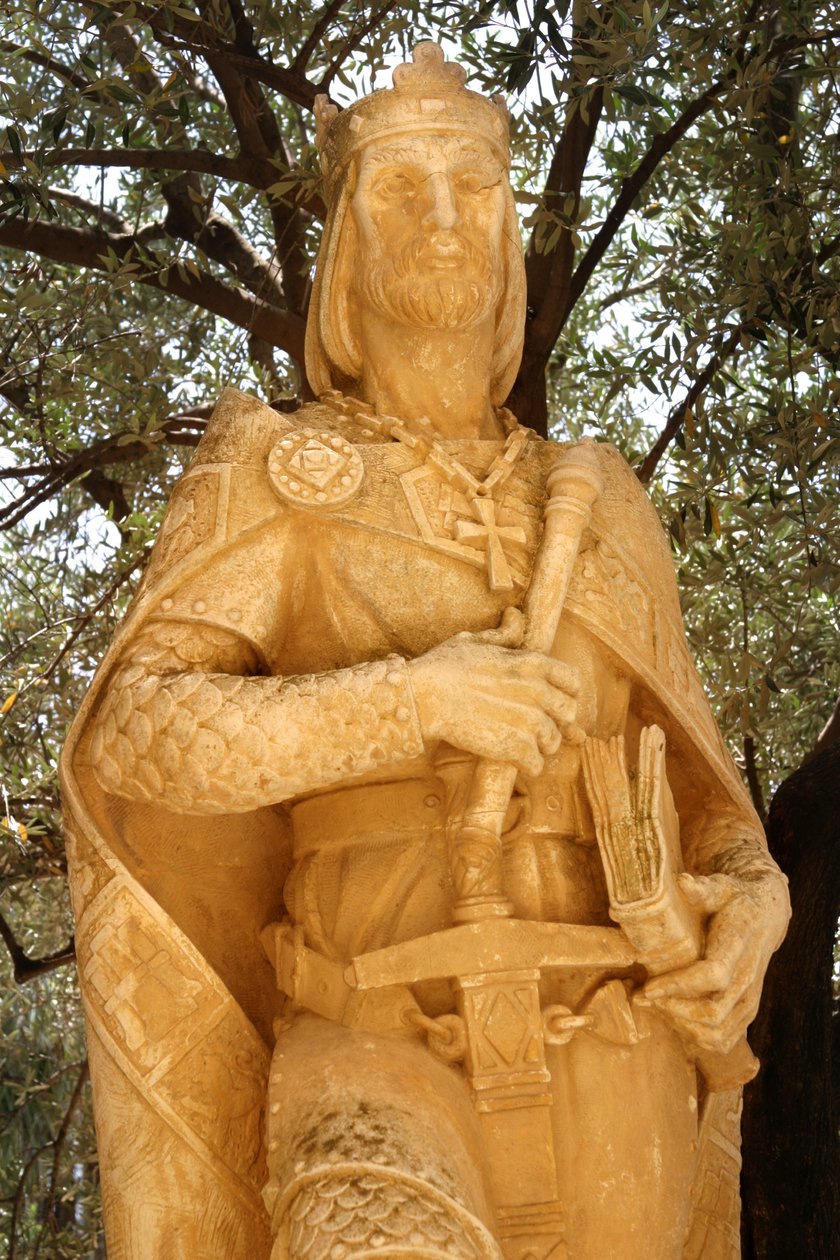 Statua di Alfonso X (1221-84) il Saggio da Spanish School