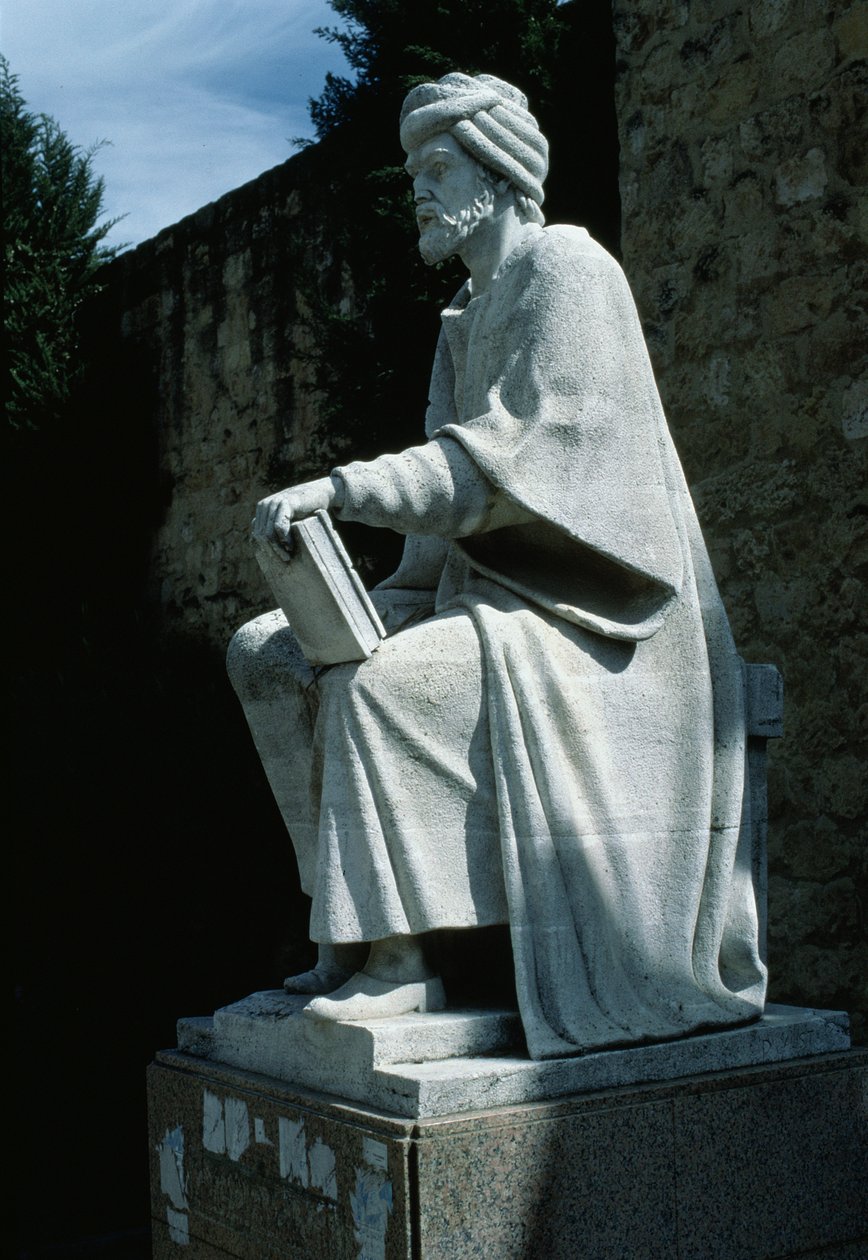Statua di Averroè (Ibn Rushd) da Spanish School