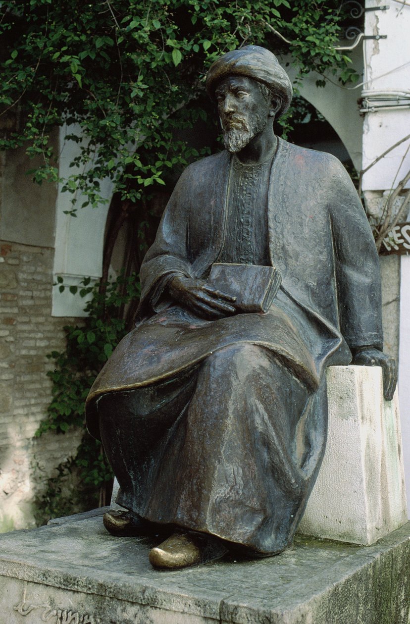 Statua di Mosè Maimonide (1135-1204) da Spanish School