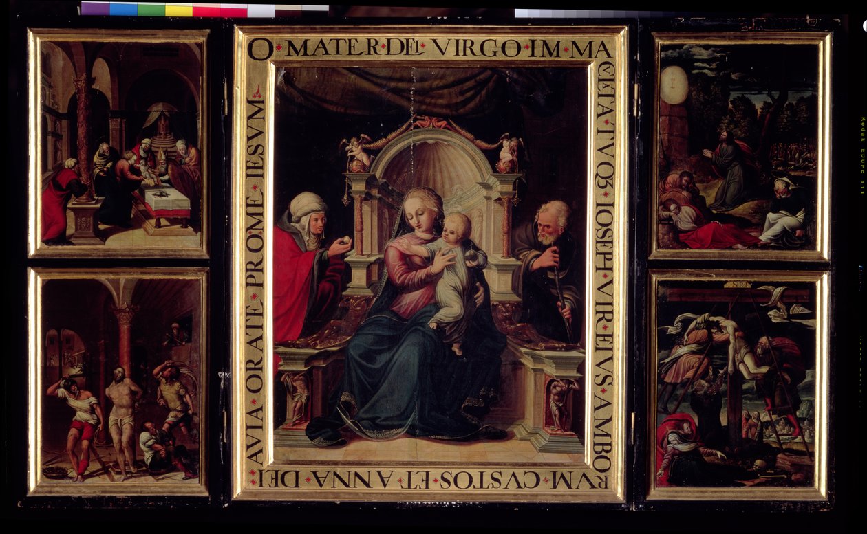 Trittico dalla Capilla de las Reliquias da Spanish School