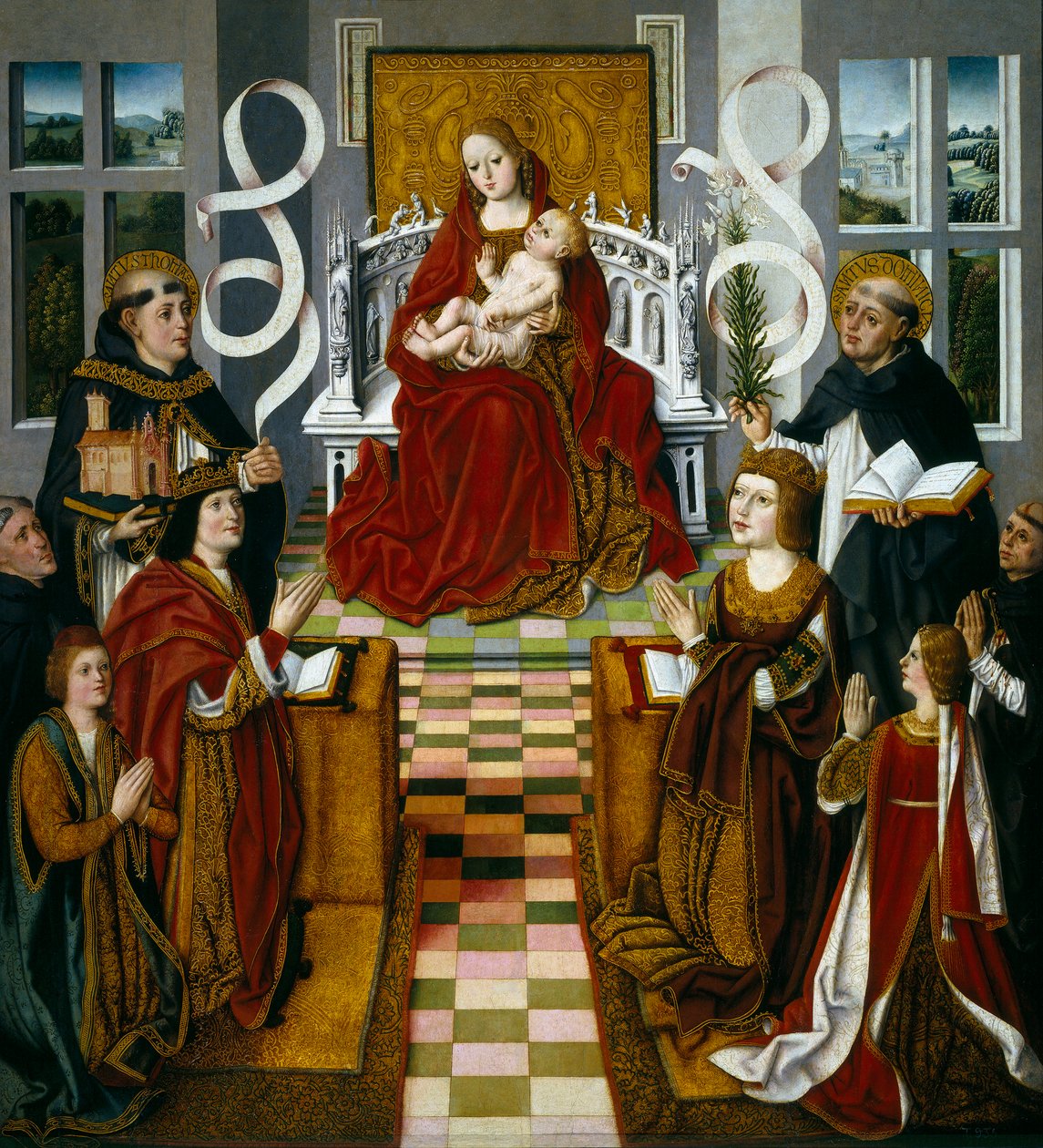 Vergine dei Monarchi Cattolici da Spanish School