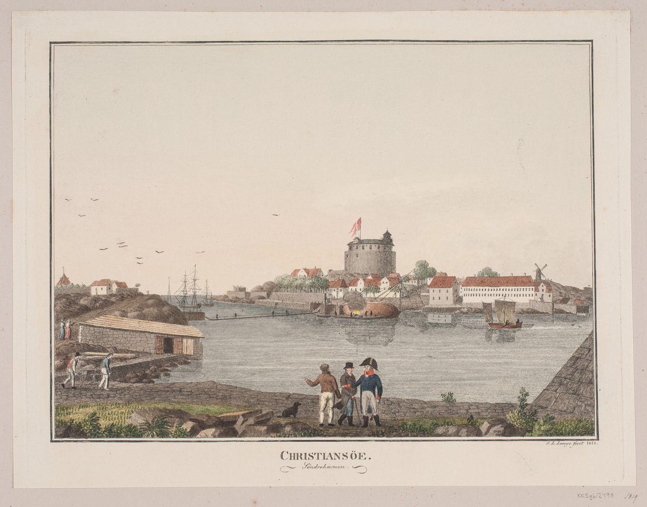 Christiansø. Porto sud da Søren L. Lange