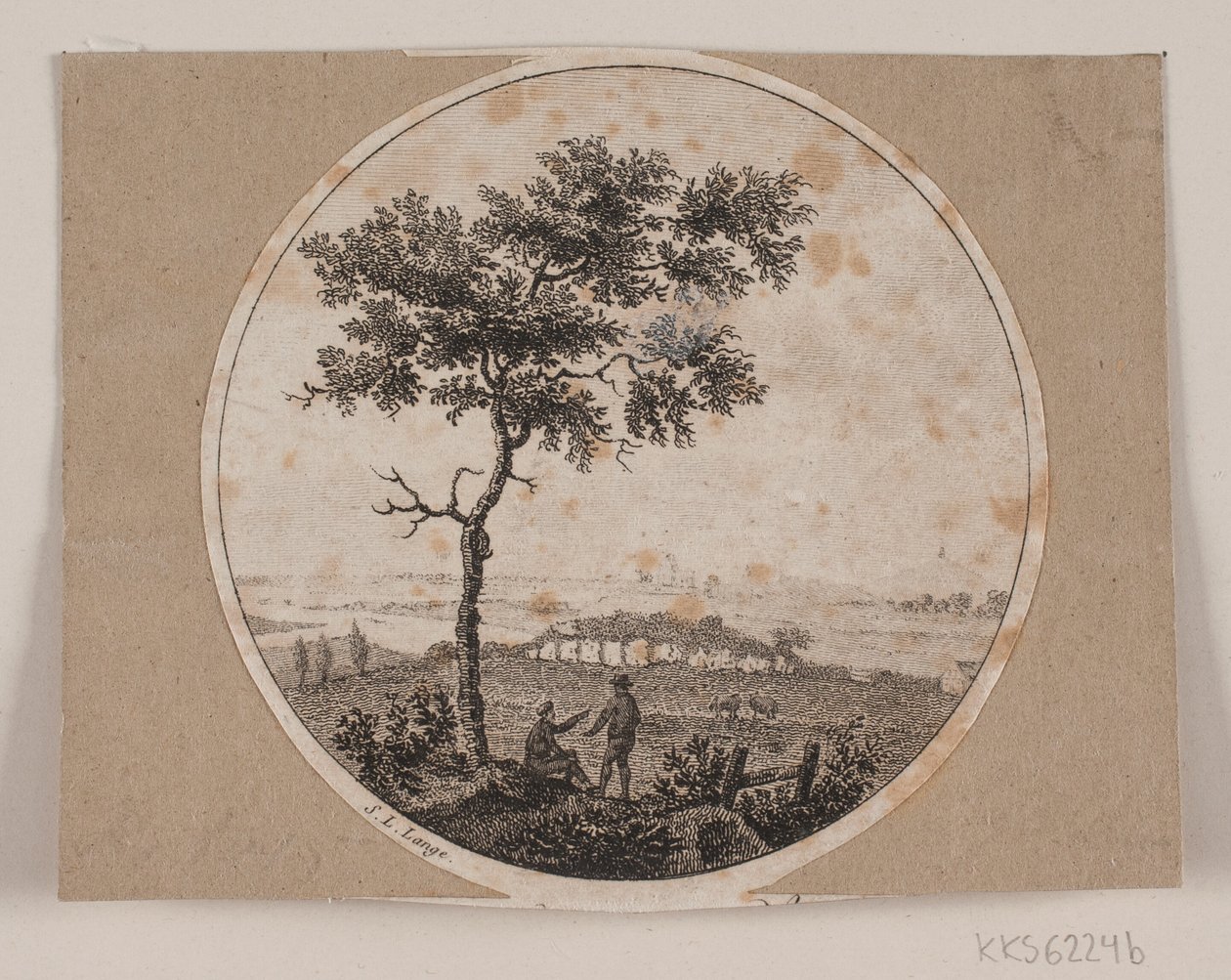 Un paesaggio da Søren L. Lange