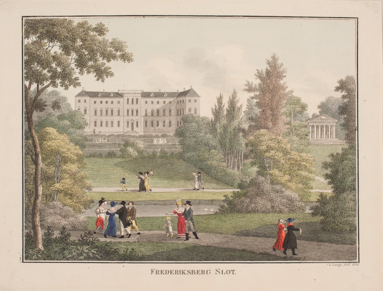 Castello di Frederiksberg da Søren L. Lange