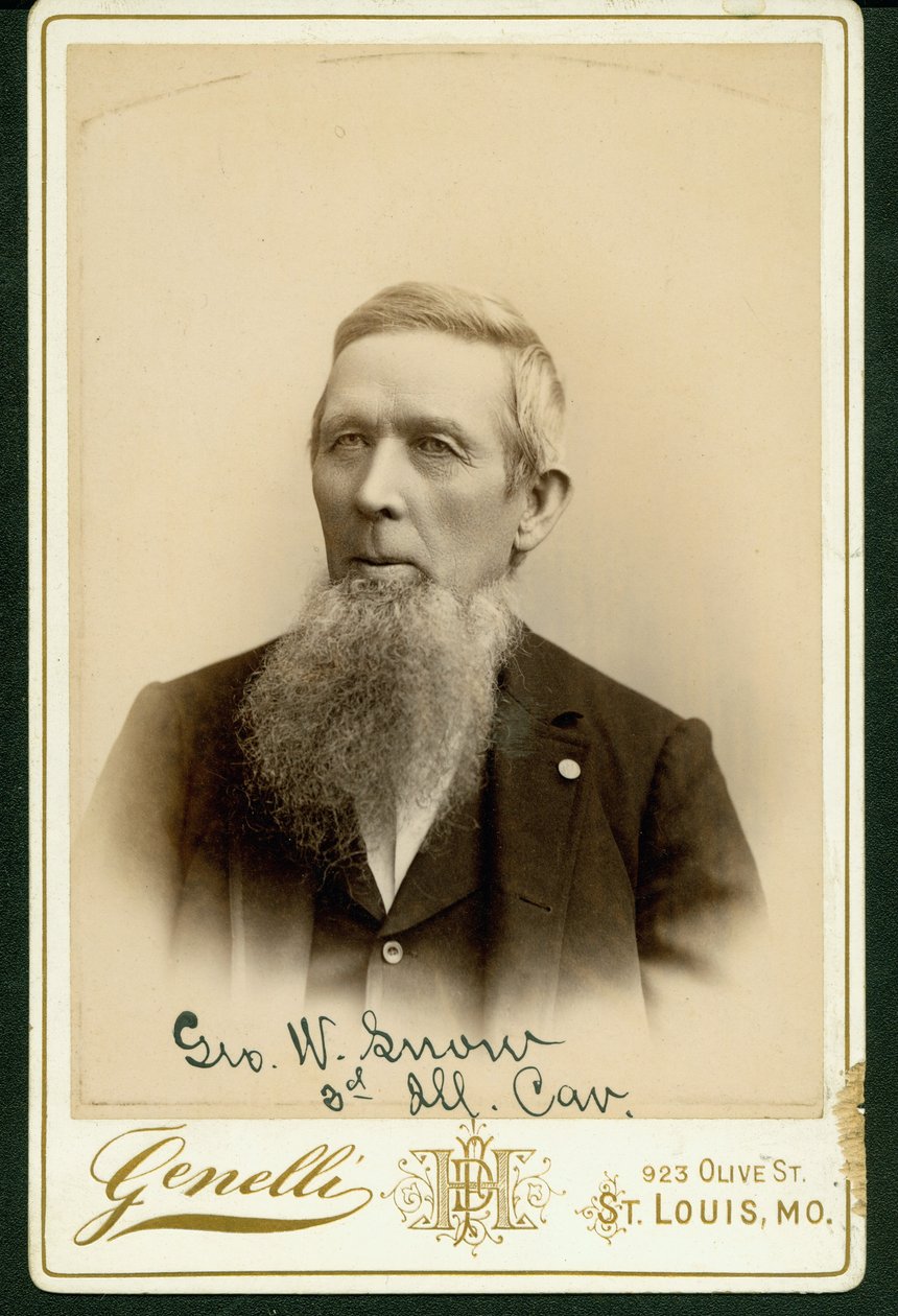 Ritratto formale di George W. Snow da St. Louis Genelli