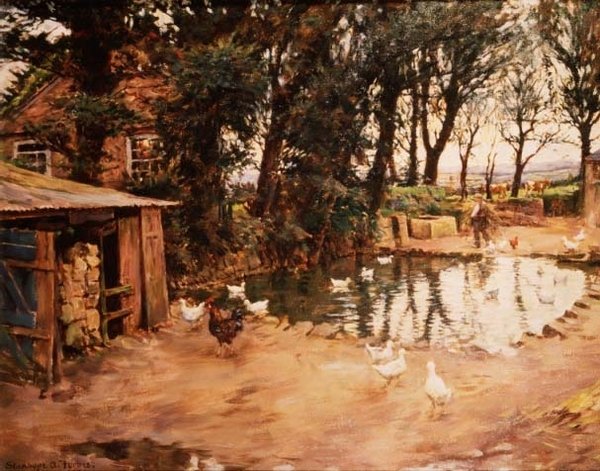 Lo stagno delle anatre da Stanhope Alexander Forbes