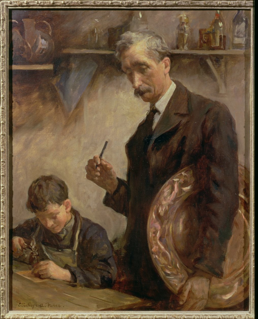 Giovane apprendista, Newlyn Copperworks da Stanhope Alexander Forbes
