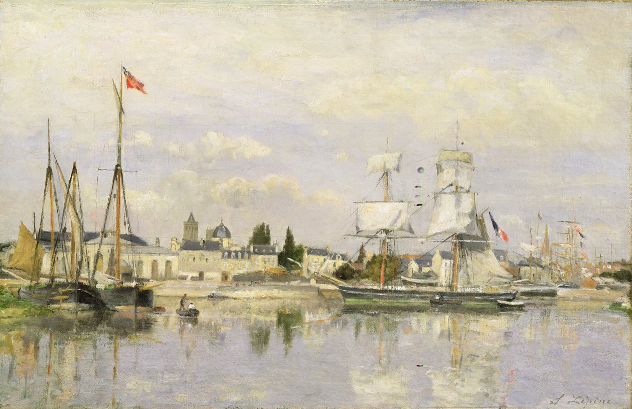 Il bacino Saint-Pierre a Caen da Stanislas Victor Edouard Lepine
