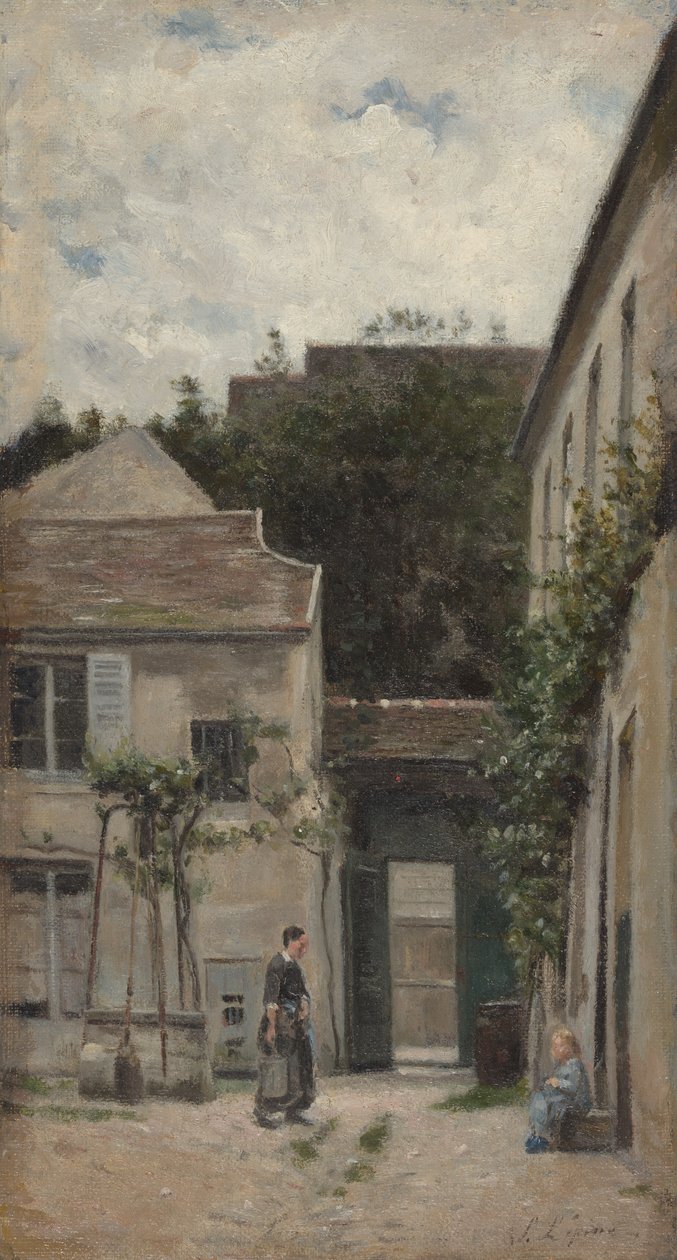 Il cortile da Stanislas Lepine