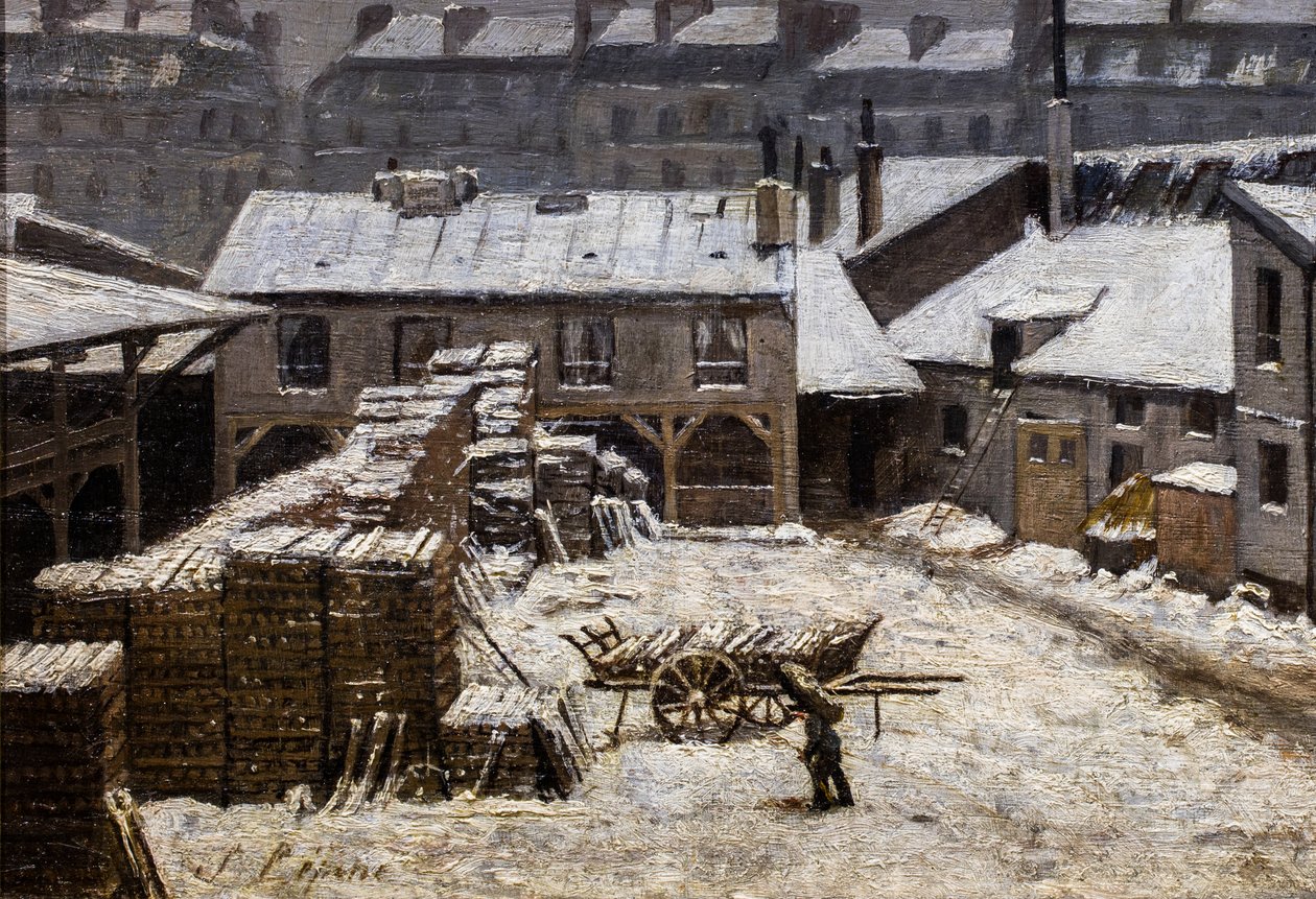 Neve a Parigi da Stanislas Victor Edouard Lepine