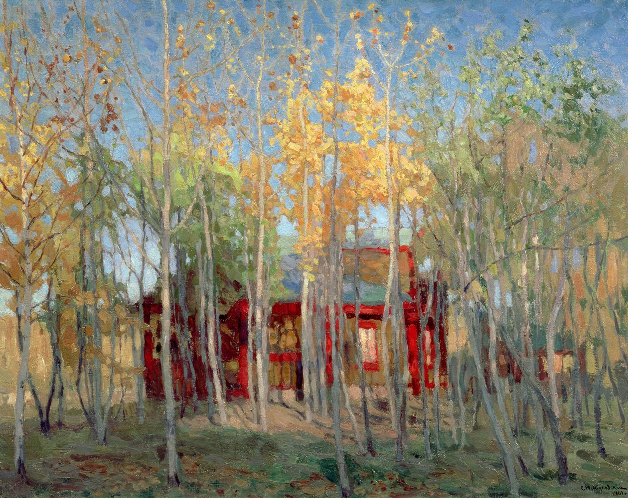 Autunno dorato, 1901 da Stanislav Joulianovitch Joukovski