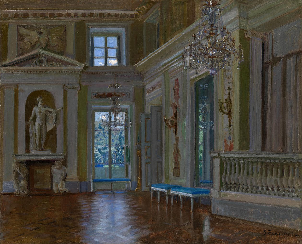 La Sala da Ballo del Palazzo Lazienki da Stanislav Julianovic Zukovskij