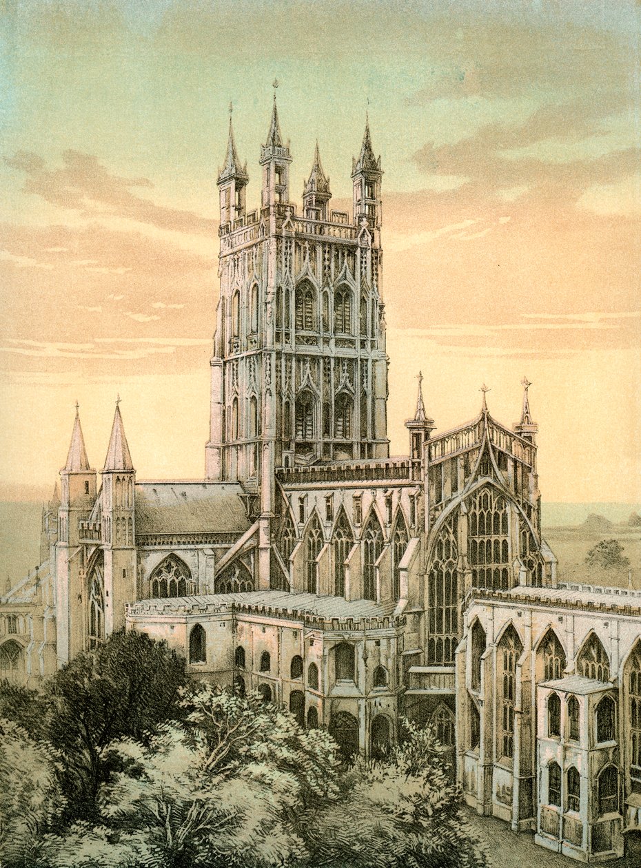 Cattedrale di Gloucester, Gloucestershire da Stannard and Son
