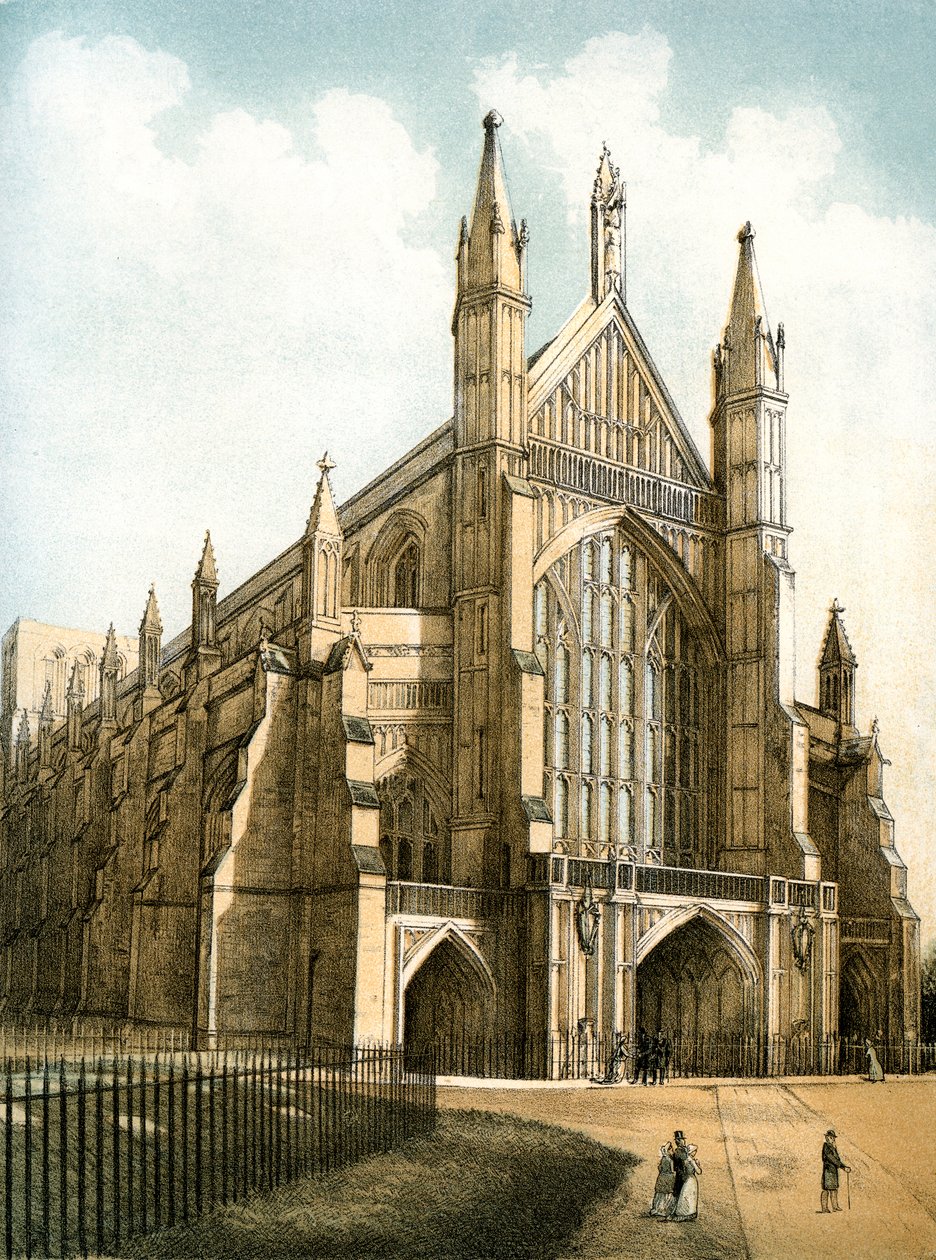 Cattedrale di Winchester, Hampshire, c1870 da Stannard and Son