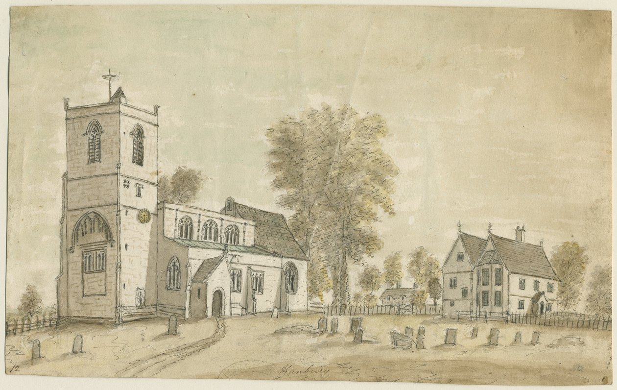 Chiesa di Hanbury da Stebbing Shaw