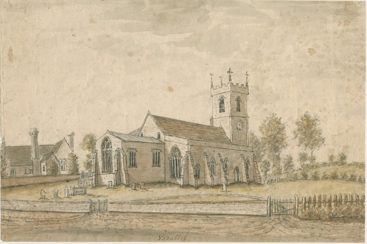 Chiesa di Yoxall da Stebbing Shaw