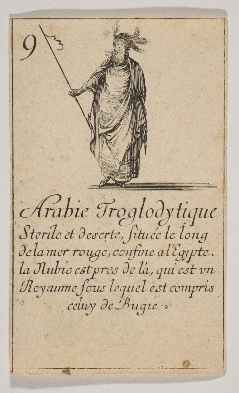Arabia Trogloditica, 1644 da Stefano della Bella