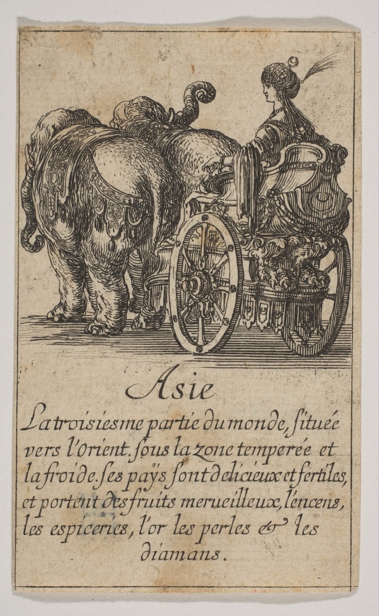 Asia, 1644 da Stefano della Bella