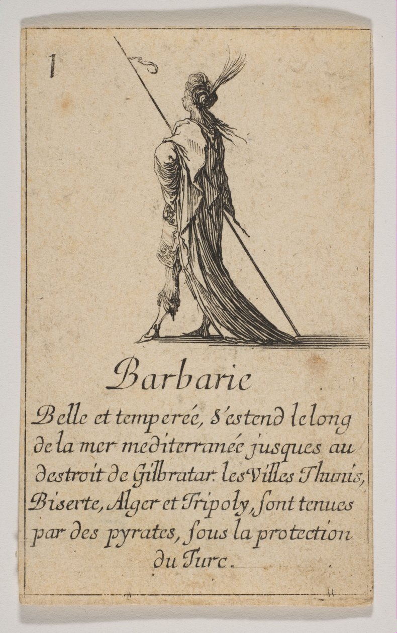 Barbarie, 1644 da Stefano della Bella