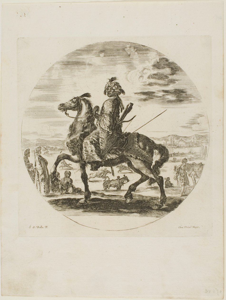 Cavaliere nero da Stefano della Bella