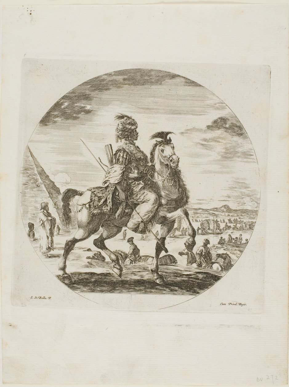 Cavaliere nero da Stefano della Bella