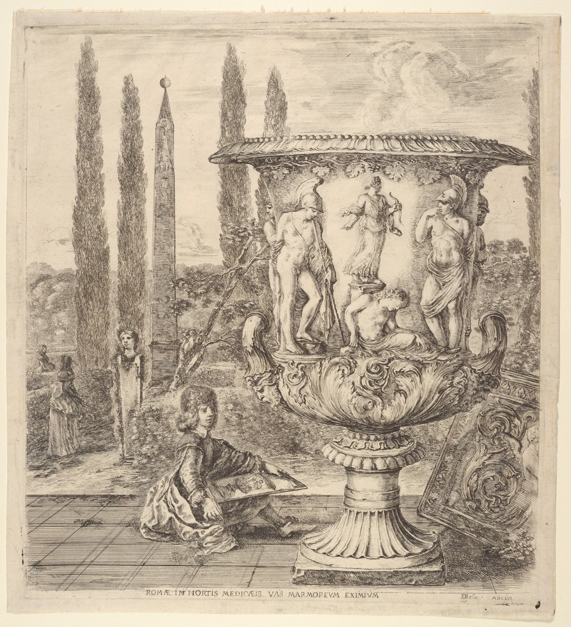 Le vase de Medicis da Stefano della Bella