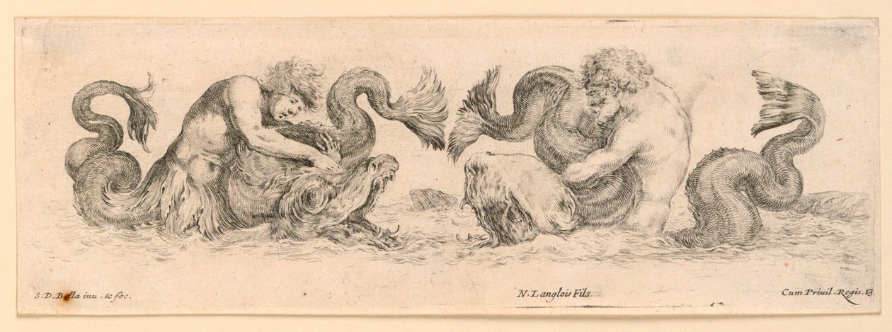 Ornamenti di fregi e fogliami da Stefano della Bella