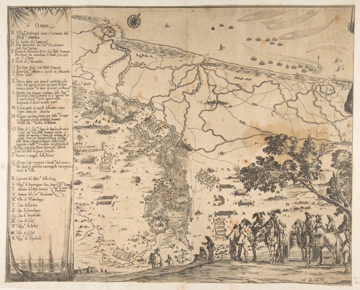 Assedio di Saint-Omer, 1638 da Stefano della Bella