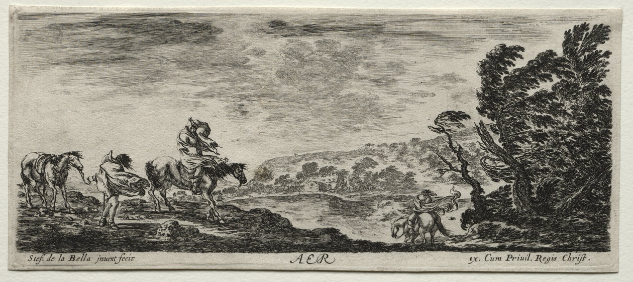 I Quattro Elementi: Aria da Stefano della Bella