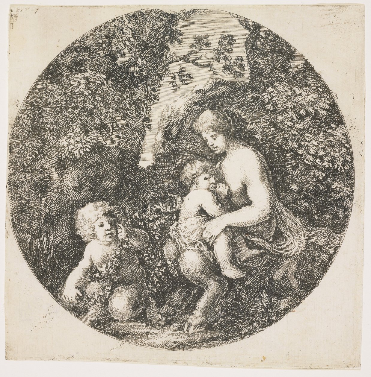 La moglie del satiro, 1656 da Stefano della Bella