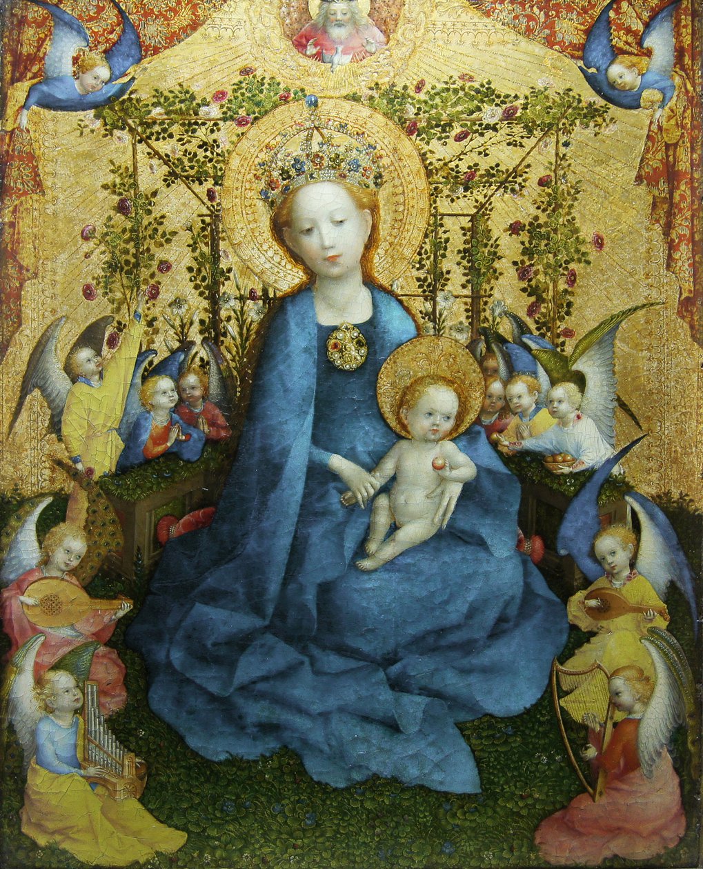 La Vergine del cespuglio di rose da Stephan Lochner