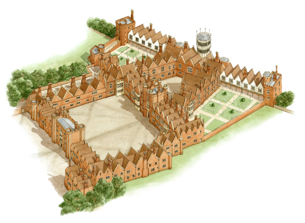 Palazzo di Oatlands, Surrey, c.1540-1600 da Stephen Conlin
