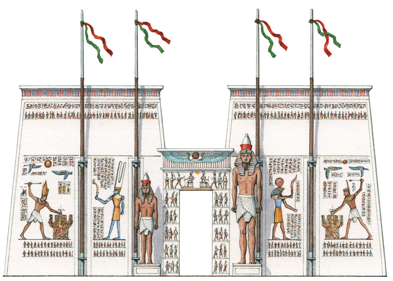 Il 10° Pilone, Karnak, Egitto da Stephen Conlin