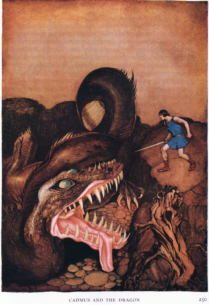 Cadmo e il drago da Stephen Reid