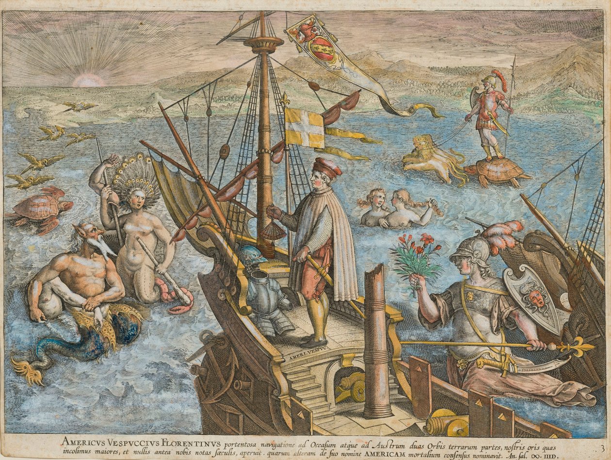 Amerigo Vespucci Americae Retectio da Stradanus