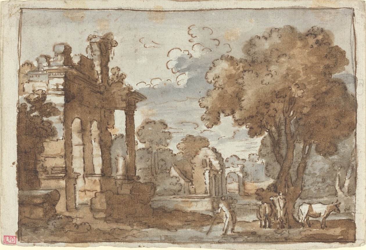 Paesaggio da Style of Claude Lorrain