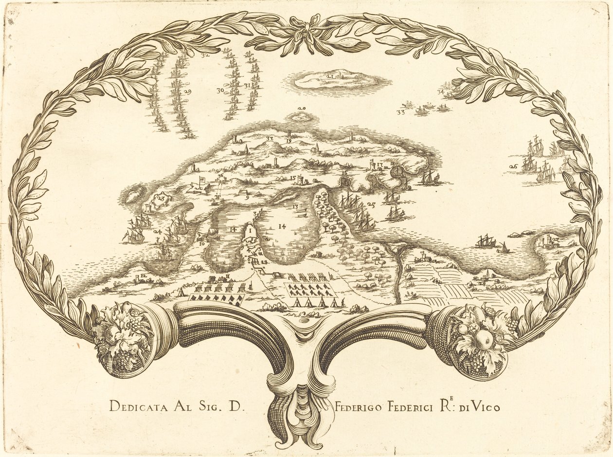 Ventaglio da Style of Jacques Callot