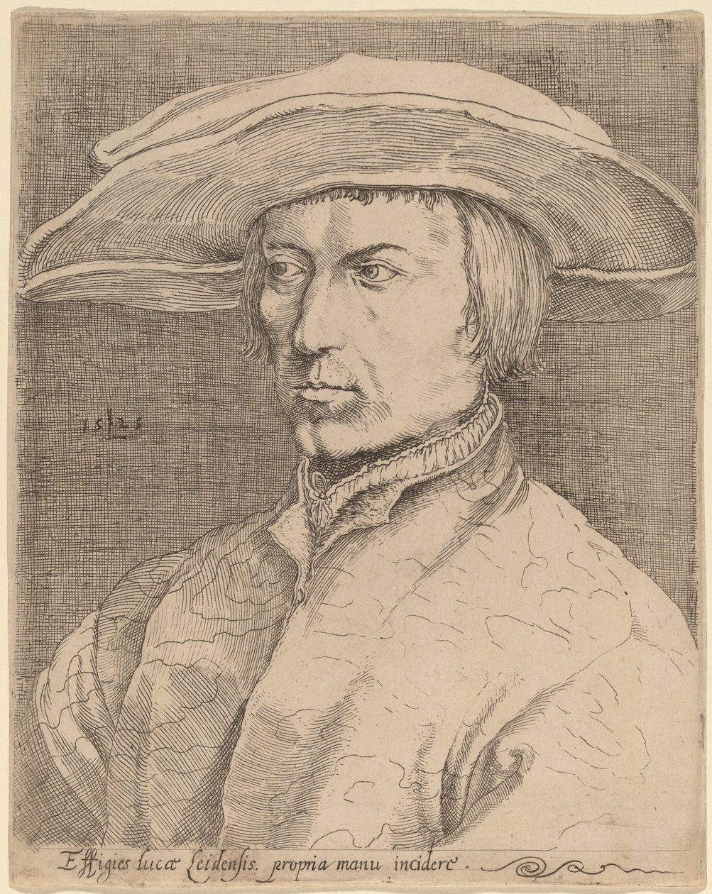 Autoritratto da Style of Lucas van Leyden after Albrecht Dürer
