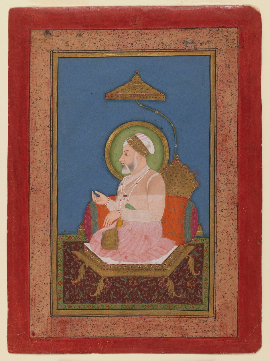 Imperatore Alamgir II, c.1756 da Sukha Luhar