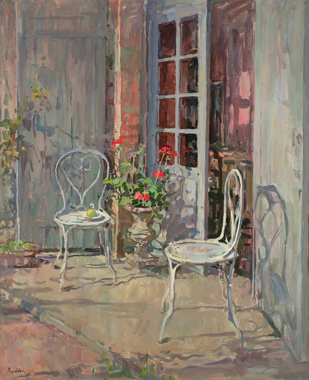 Sedie da terrazza, Chateau de Mocques da Susan Ryder