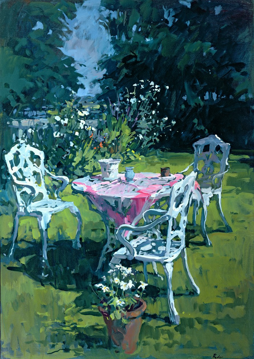 Sedie bianche a Belchester, 1997 da Susan Ryder