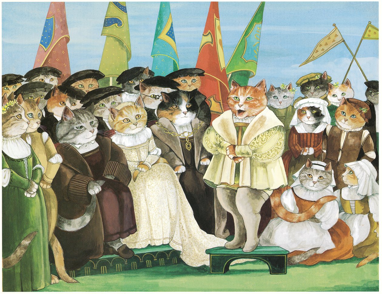 Illustrazione da Opera Cats da Susan Herbert