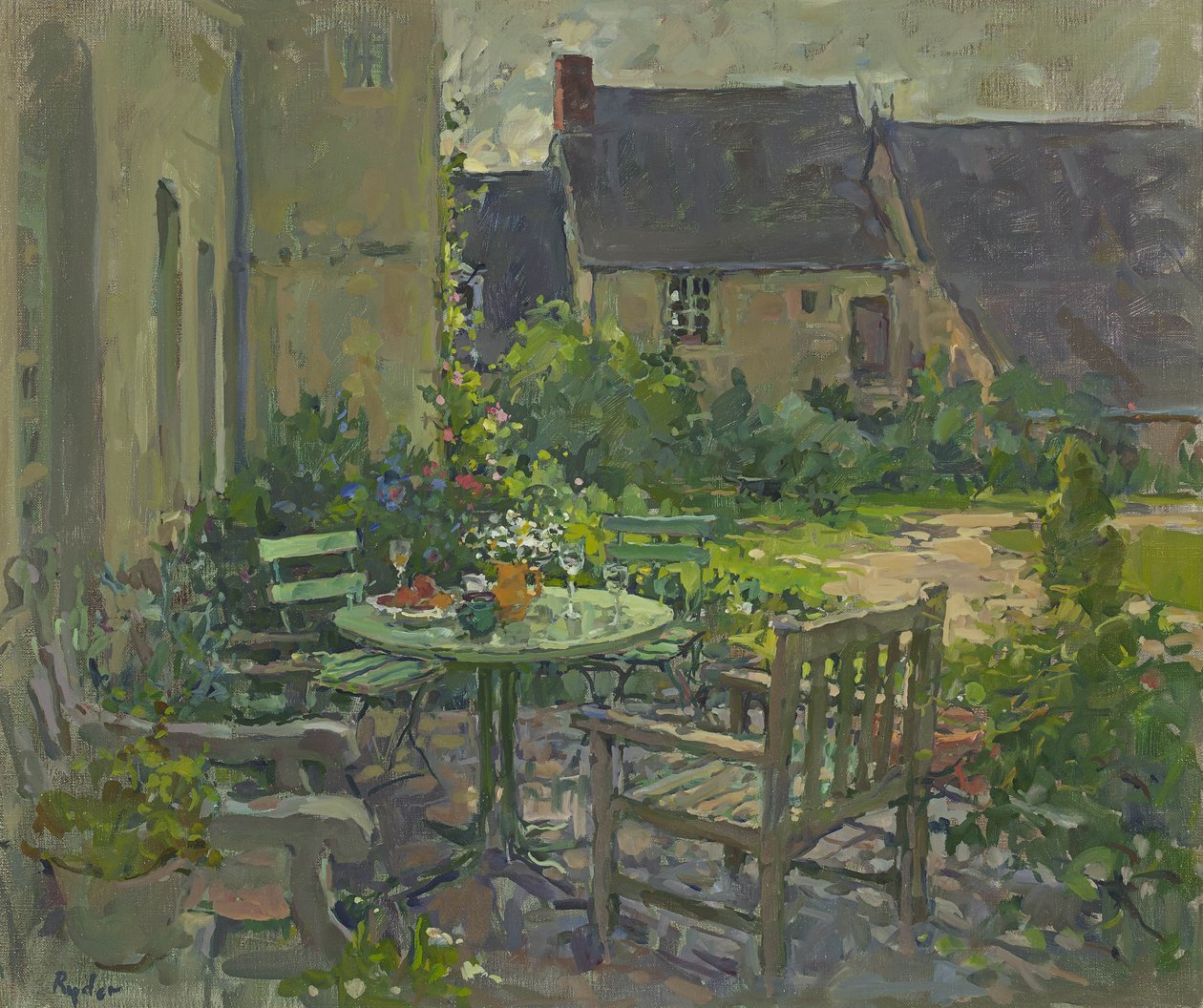 Bevande nel cortile, Champfreau da Susan Ryder