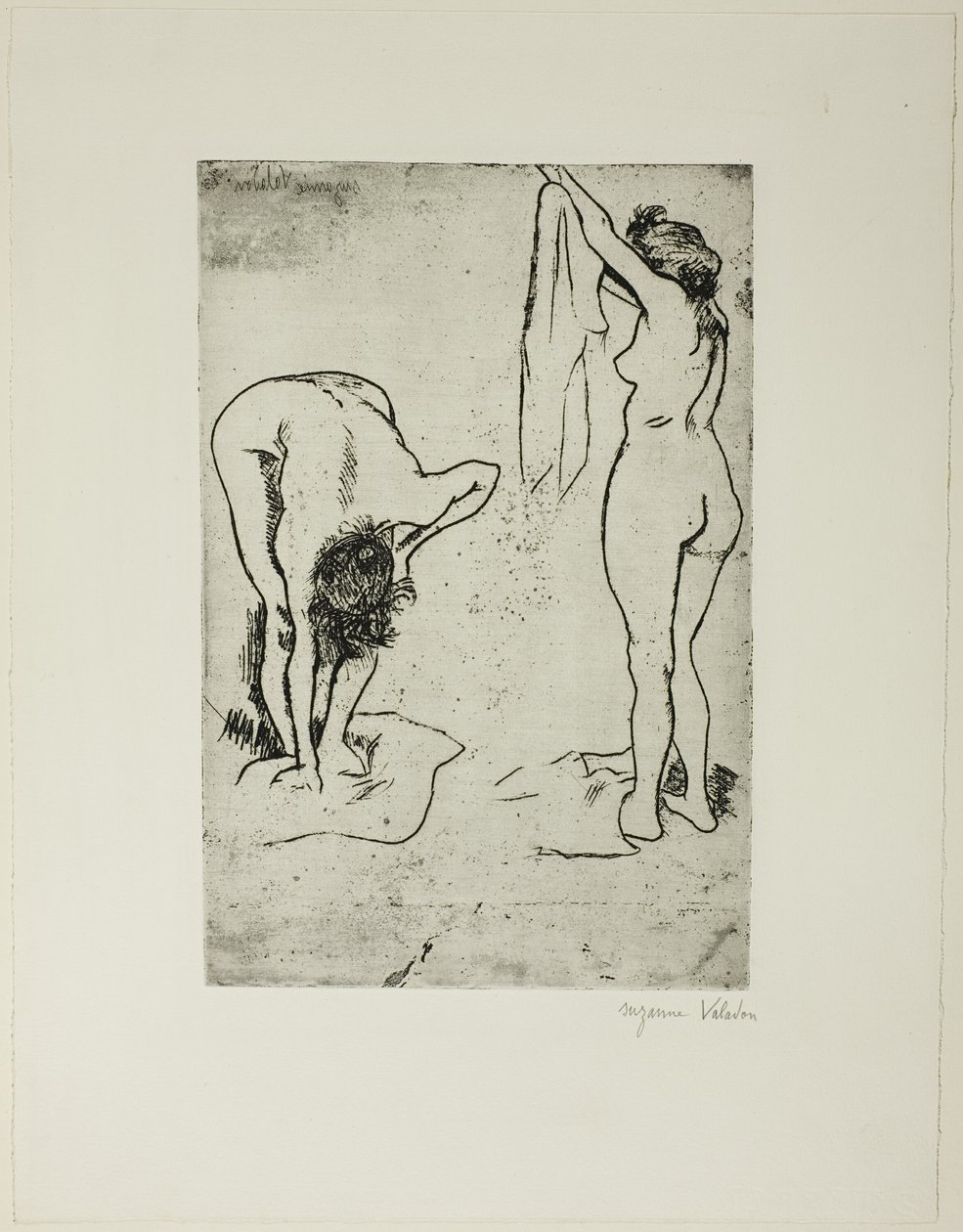Due donne che si asciugano da Suzanne Valadon