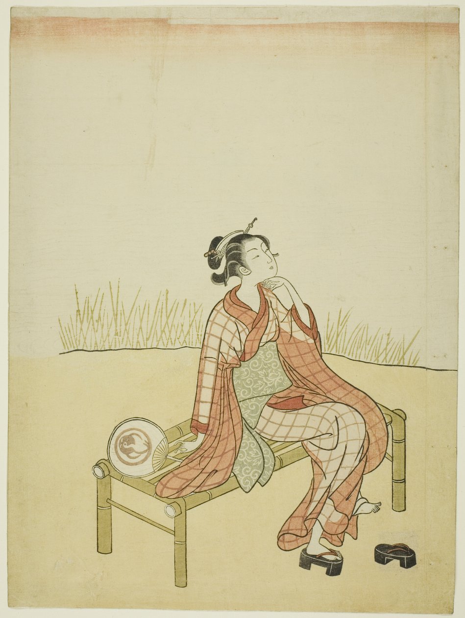 Vicino al ruscello da Suzuki Harunobu