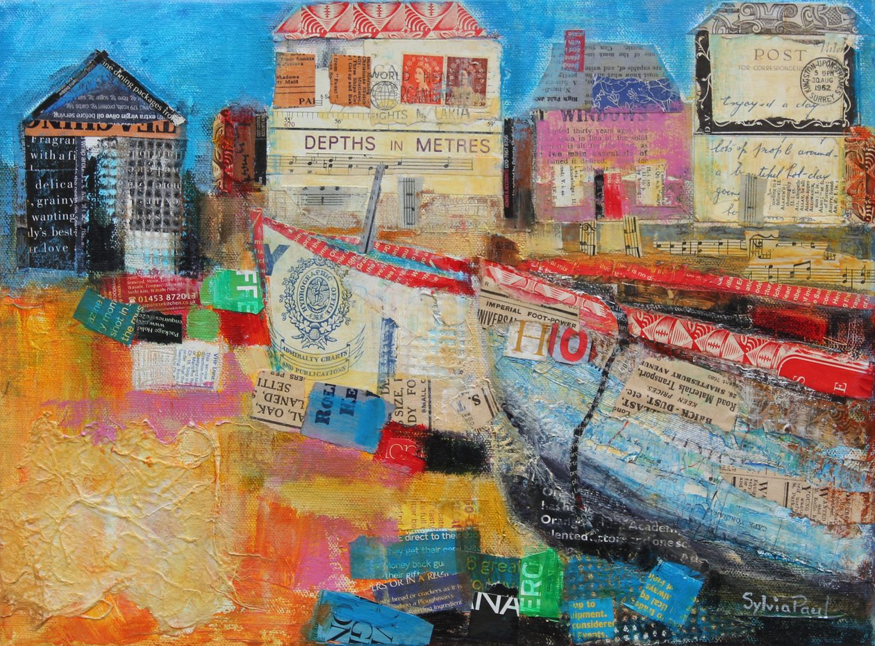 Vecchie barche da pesca; 2013 da Sylvia Paul