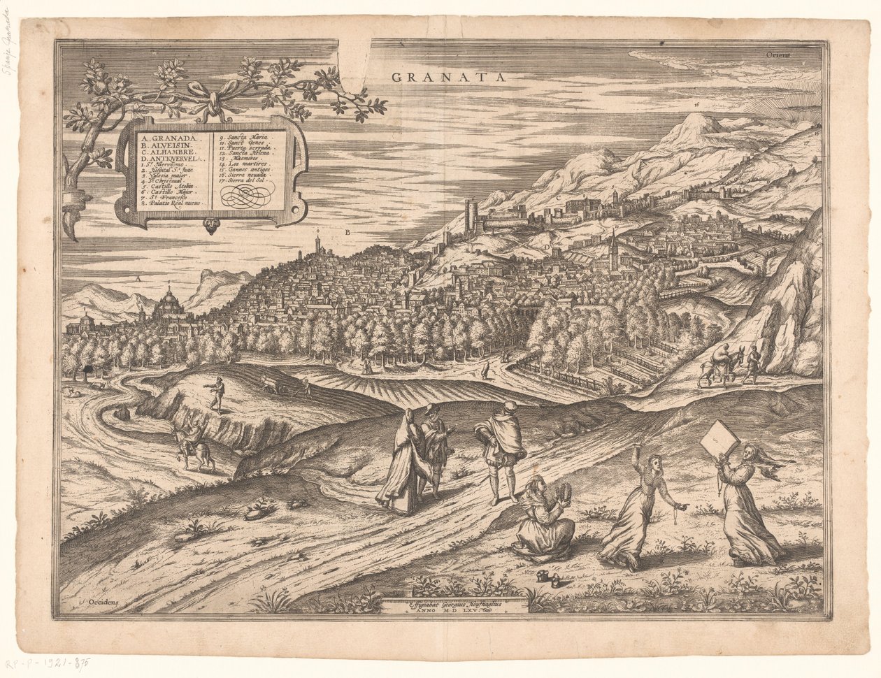 Vista su Granada da Symon Novelanus (possibly)