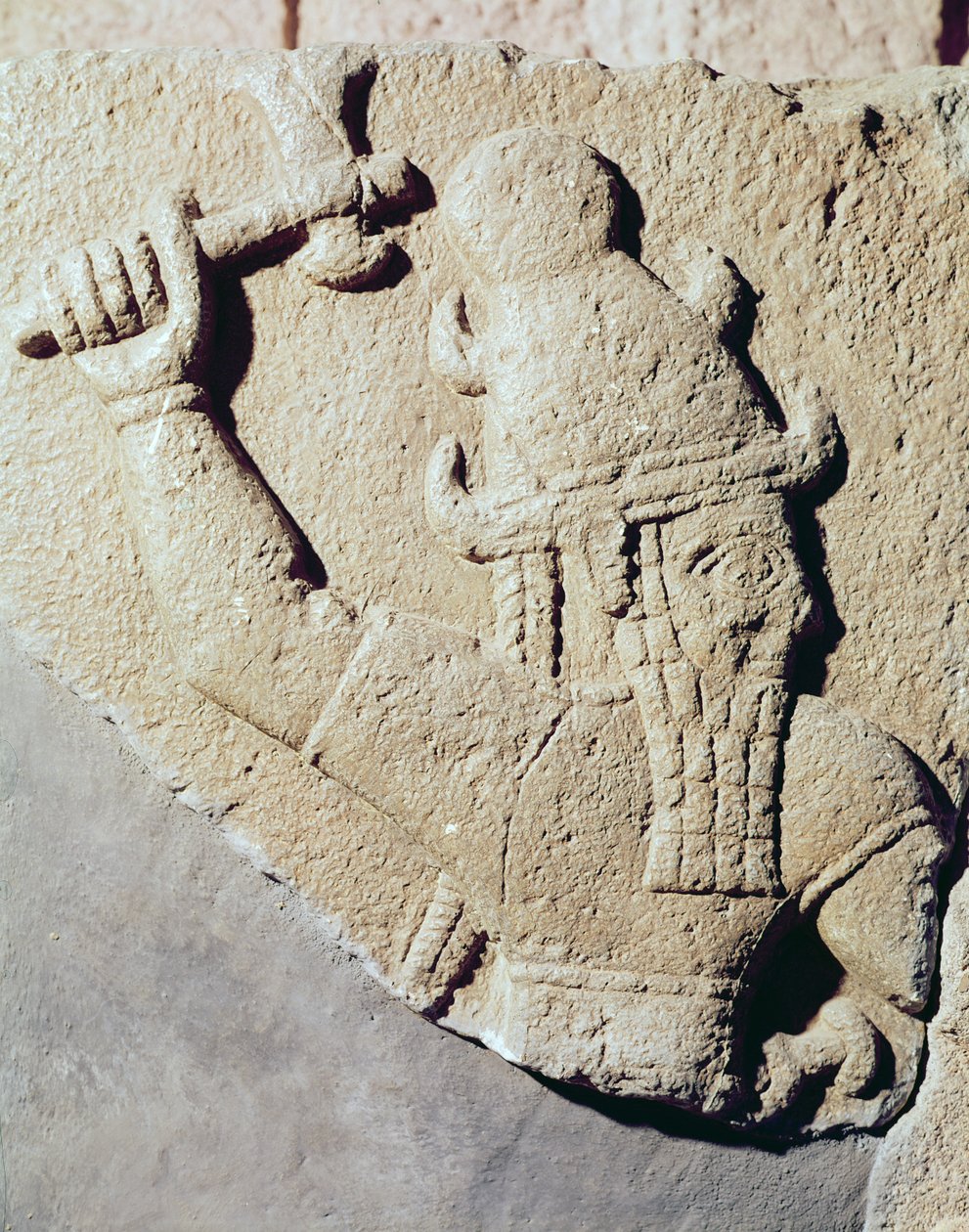Re Sulumeli che caccia i leoni, Malatya, XI-IX secolo a.C. da Syrian
