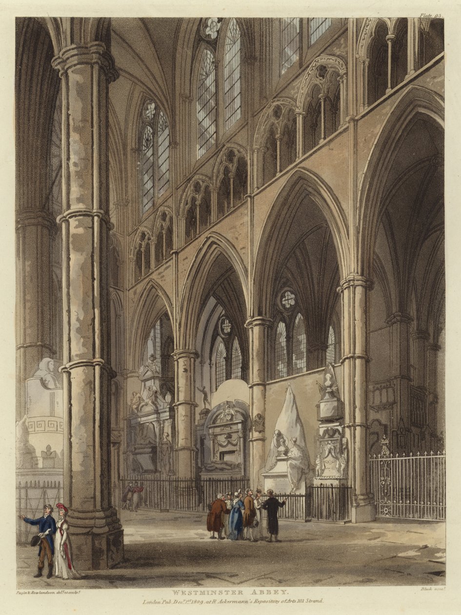 Abbazia di Westminster da Pugin and Rowlandson